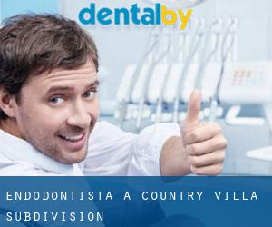 Endodontista a Country Villa Subdivision