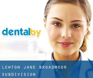Lewton Jane (Broadmoor Subdivision)