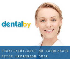 Praktikertjänst AB Tandläkare Peter Håkansson (Orsa)