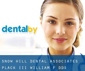 Snow Hill Dental Associates: Plack III William F DDS